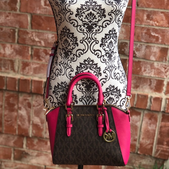 Michael kors medium Ciara crossbody bag brown/pink - Picture 8 of 8